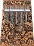 KALIMBA SELA Art Series Kalimba 10 Little Monster Laser SE 256