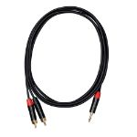 Cascha kabel 2x Cinch (moški) na stereo mini-jack 3,5 mm (1/8”) (moški) 1m