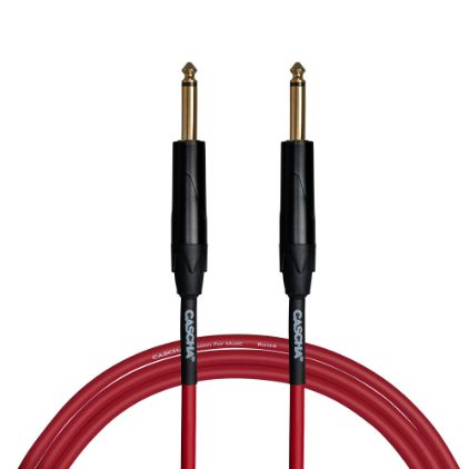 Cascha kitarski kabel 9m Advanced Line Guitar Cable, Red