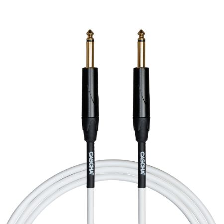 Cascha kitarski kabel 9m Advanced Line Guitar Cable, White