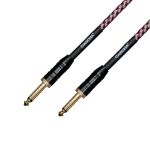 Cascha kitarski kabel Professional Line Guitar Cable, Straight, Tweed Red, 9m