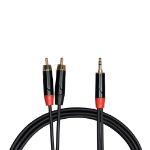Cascha kabel 2x Cinch (moški) na stereo mini-jack 3,5 mm (1/8”) (moški) 5m