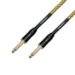 Cascha kitarski kabel Professional Line Guitar Cable, Straight, Tweed Natural 9m