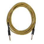Cascha kitarski kabel Professional Line Guitar Cable, Straight, Tweed Natural 9m