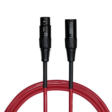 Cascha mikrofonski kabel Standard Line Microphone Cable (XLR), Red, 9m