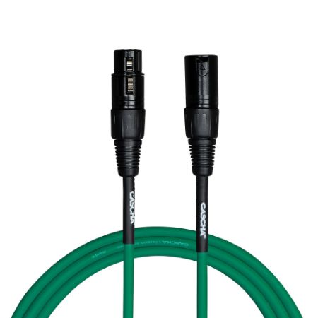 Cascha mikrofonski kabel Standard Line Microphone Cable (XLR), Green, 2 m