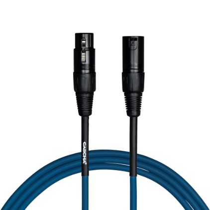 Cascha mikrofonski kabel Standard Line Microphone Cable (XLR), Blue, 9 m
