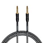 Cascha kitarski kabel Professional Line Guitar Cable, Straight, Tweed Black 9m