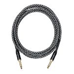 Cascha kitarski kabel Professional Line Guitar Cable, Straight, Tweed Black 9m