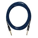 Cascha kitarski kabel Professional Line Guitar Cable, Straight, Tweed Blue 9m