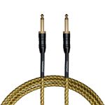 Cascha kitarski kabel Professional Line Guitar Cable, Straight, Tweed Natura, 6m