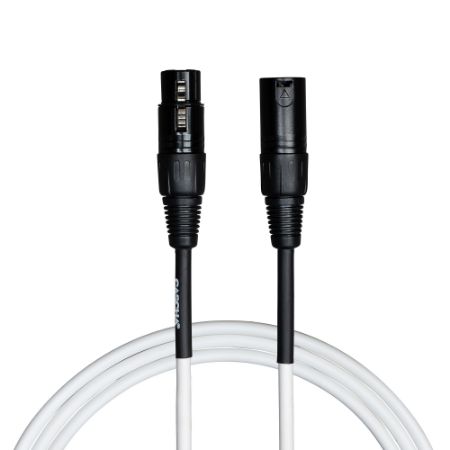 Cascha mikrofonski kabel Standard Line Microphone Cable (XLR), White, 9 m