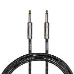 Cascha kitarski kabel Standard Line Guitar Cable, Straight, Black Tweed, 9m