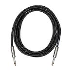 Cascha kitarski kabel Standard Line Guitar Cable, Straight, Black Tweed, 9m