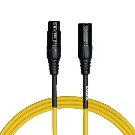 Cascha mikrofonski kabel Standard Line Microphone Cable (XLR), Yellow, 2m