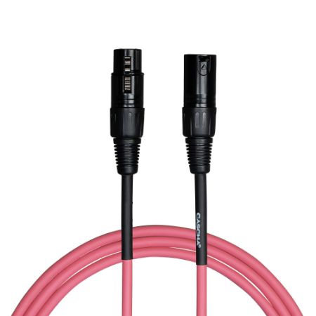 Cascha mikrofonski kabel Standard Line Microphone Cable (XLR), Pink, 3m