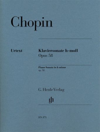 CHOPIN:PIANO SONATA H-MOLL OP.58